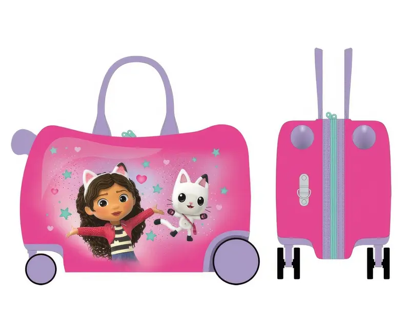 Gabby'S Dollhouse Ride-On Luggage Suitcase 1