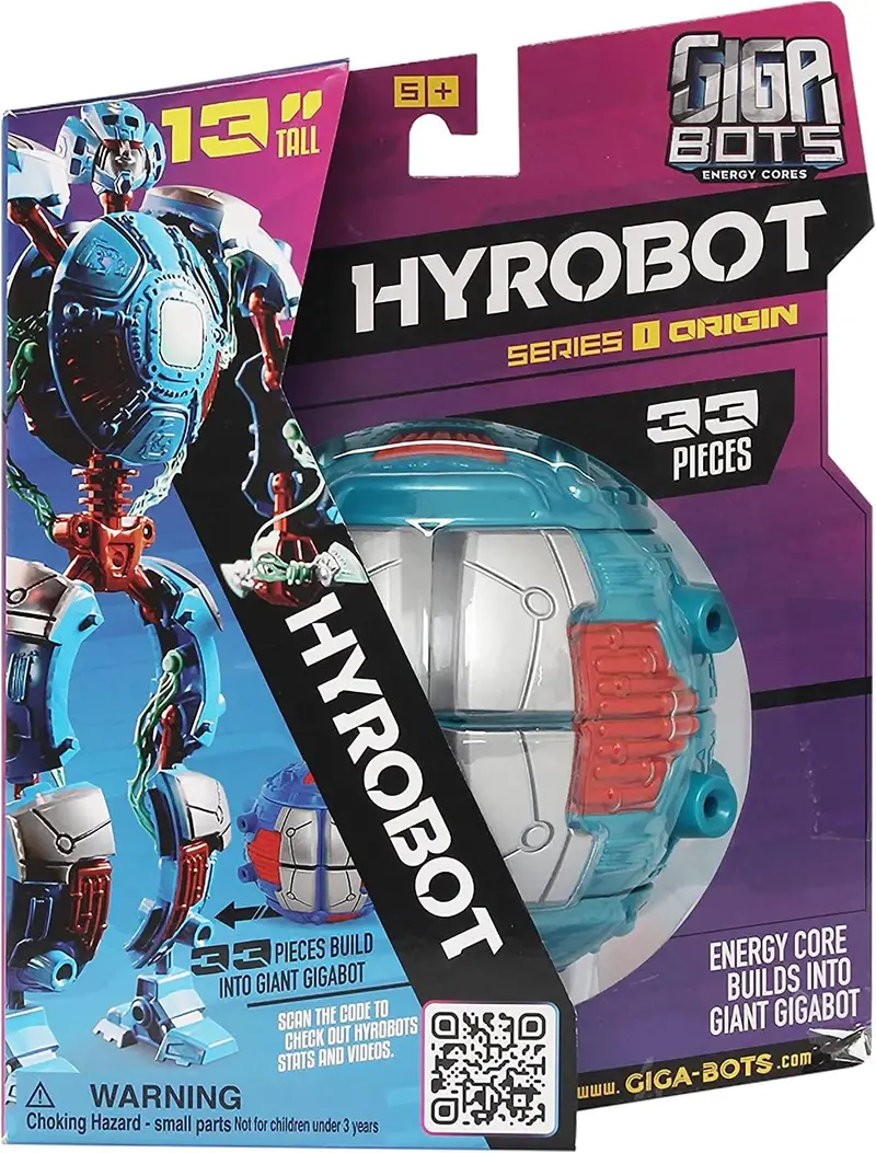 Giga Bots Hydrobot – Water-Themed 13-Inch Shapeshifting Action Figure 1