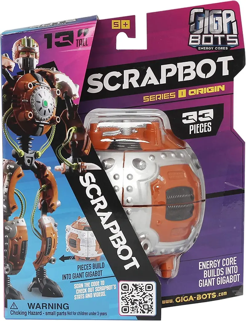 Giga Bots Scrapbot – Energy Core–Powered 13-Inch Transforming Figure 1