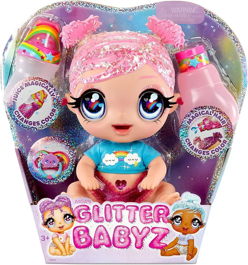Glitter Babyz Dreamia Stardust Doll – Color-Changing Feature 1