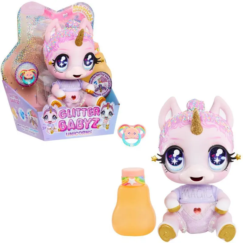 Glitter Babyz Jewels Daydreamer Unicorn Doll – Chromatic Transformation 1