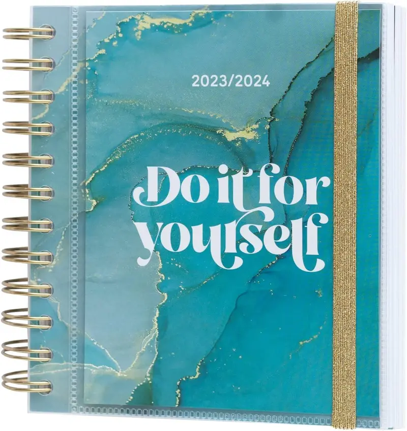 Glitter-Finish Academic Planner 2023–2024: 11-Month Student Daily Diary (M Size) 1