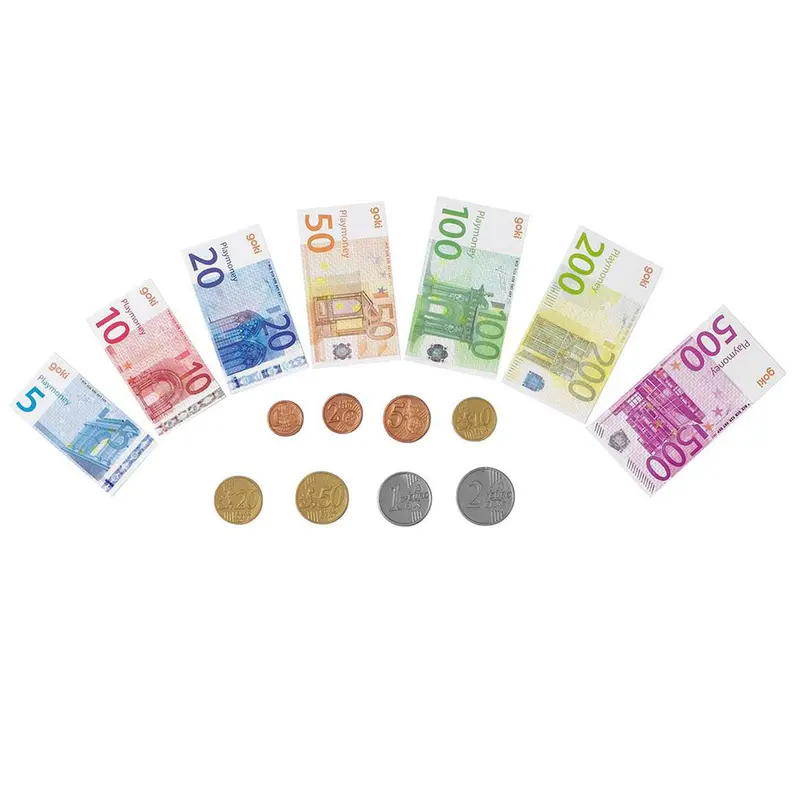 Goki Pretend Play Money Set – Realistic Paper Currency For Role-Play 1