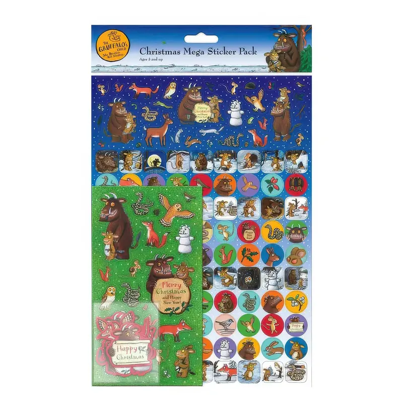 Gruffalo’S Child Christmas-Themed Sticker Collection – Mega Pack 1