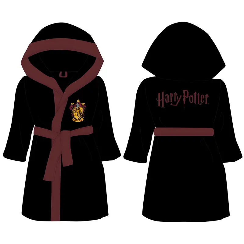 Harry Potter Gryffindor Hooded Child Bathrobe 1