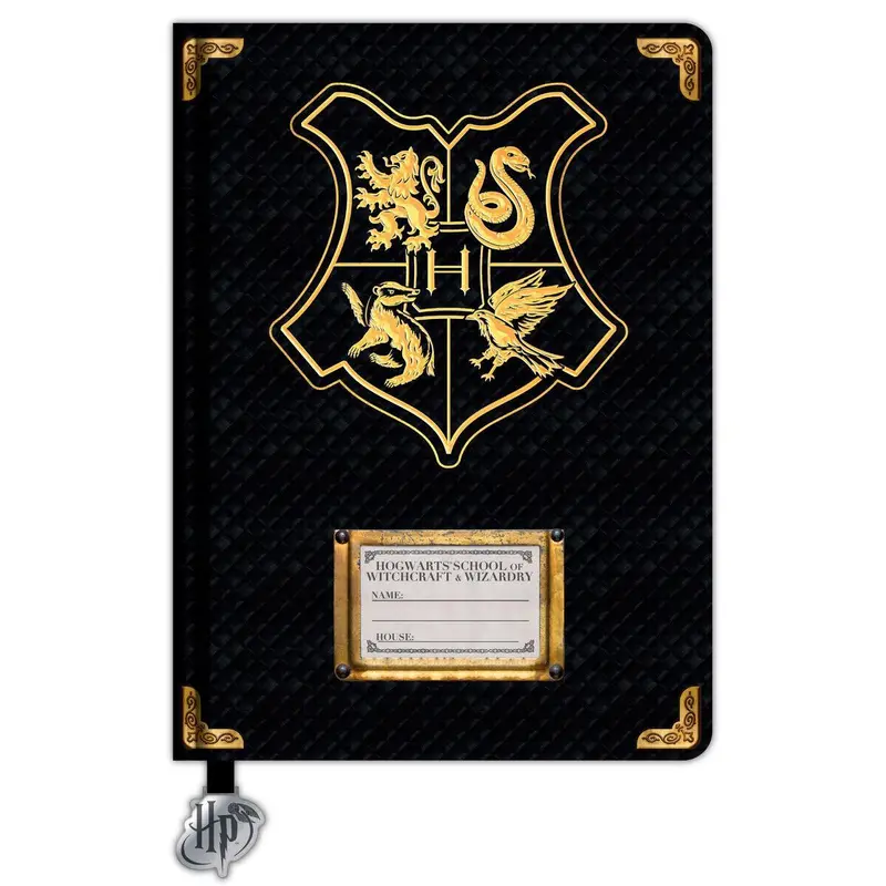Harry Potter Hogwarts A5 Notebook – Illustrated Spiral-Bound Edition 1