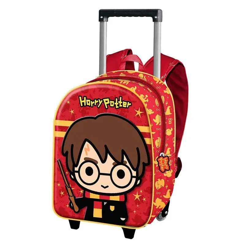 Harry Potter Licensed 3D Wand Trolley – 34Cm School Bag 1
