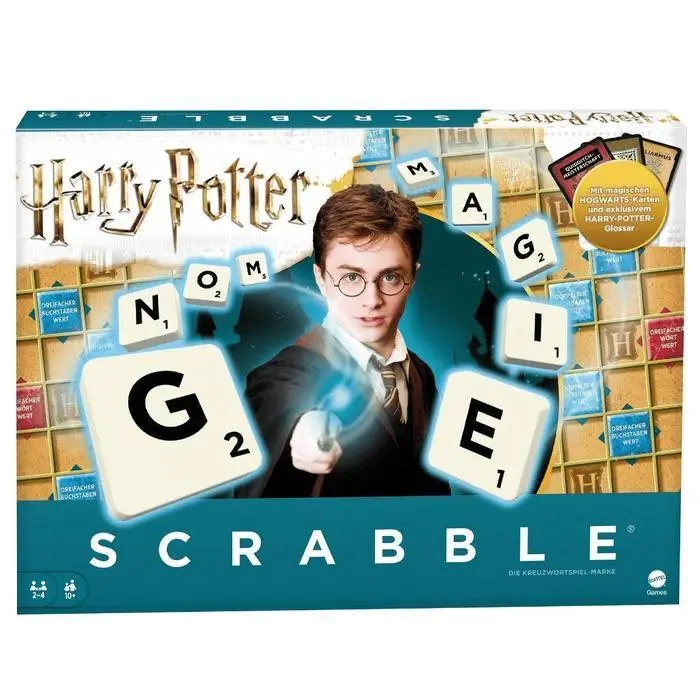 Harry Potter Scrabble Family Edition – Themed Word-Building Game 1