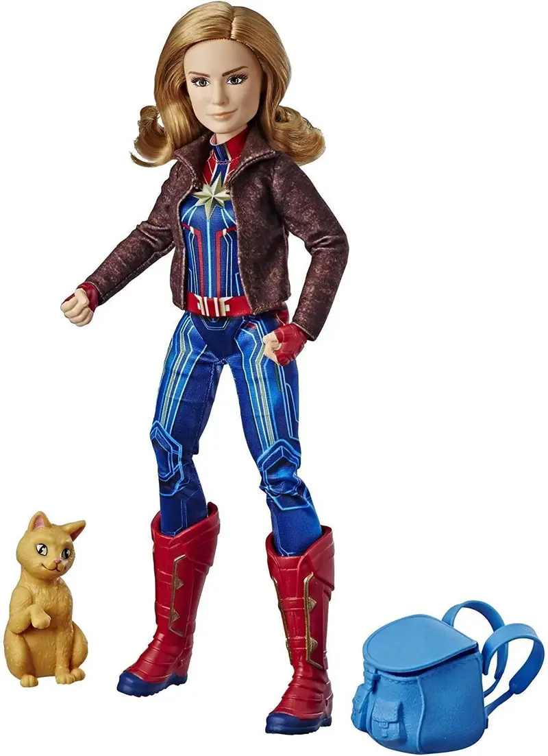 Hasbro Marvel Captain Marvel & Goose Figure Set – Movie-Inspired Duo 1