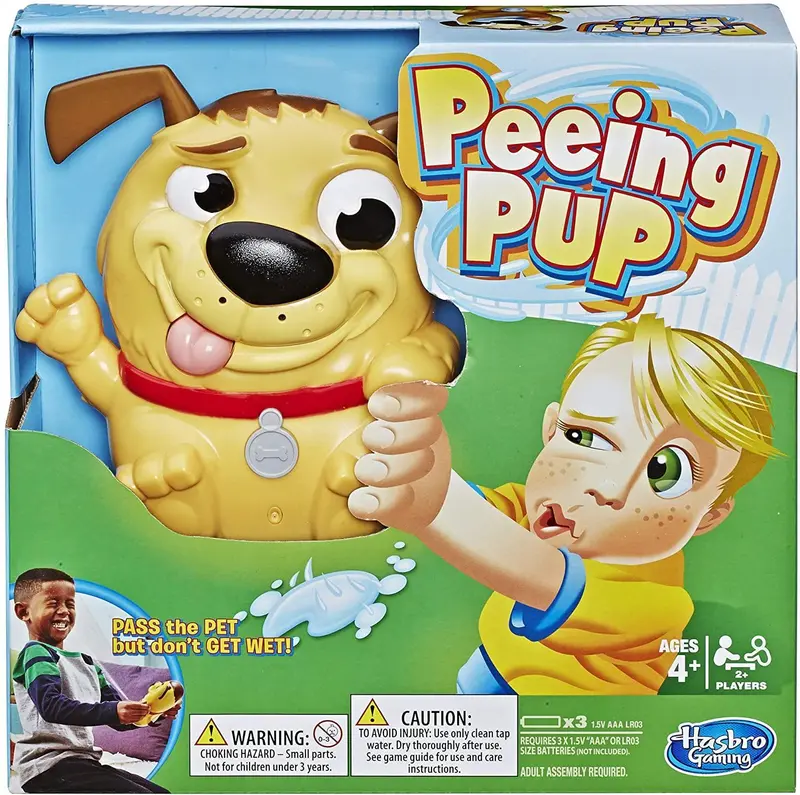 Hasbro Peeing Pup Game – Silly Interactive Party Board Game 1