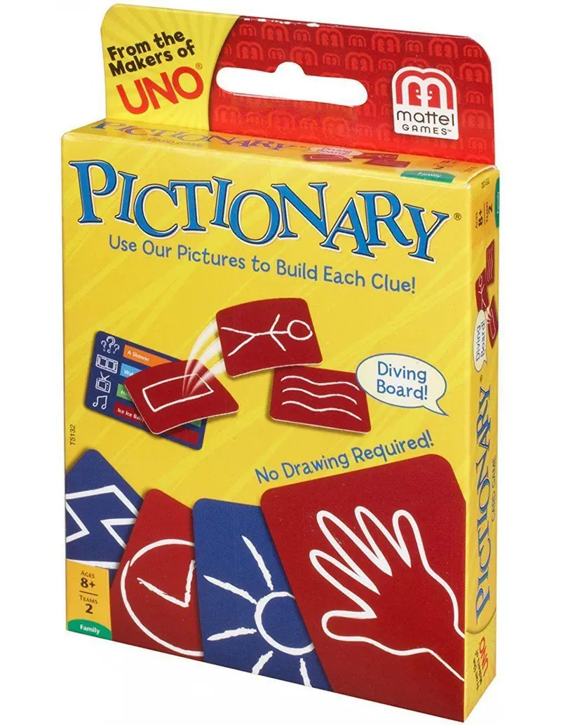 Hasbro Pictionary Party Card Game 1