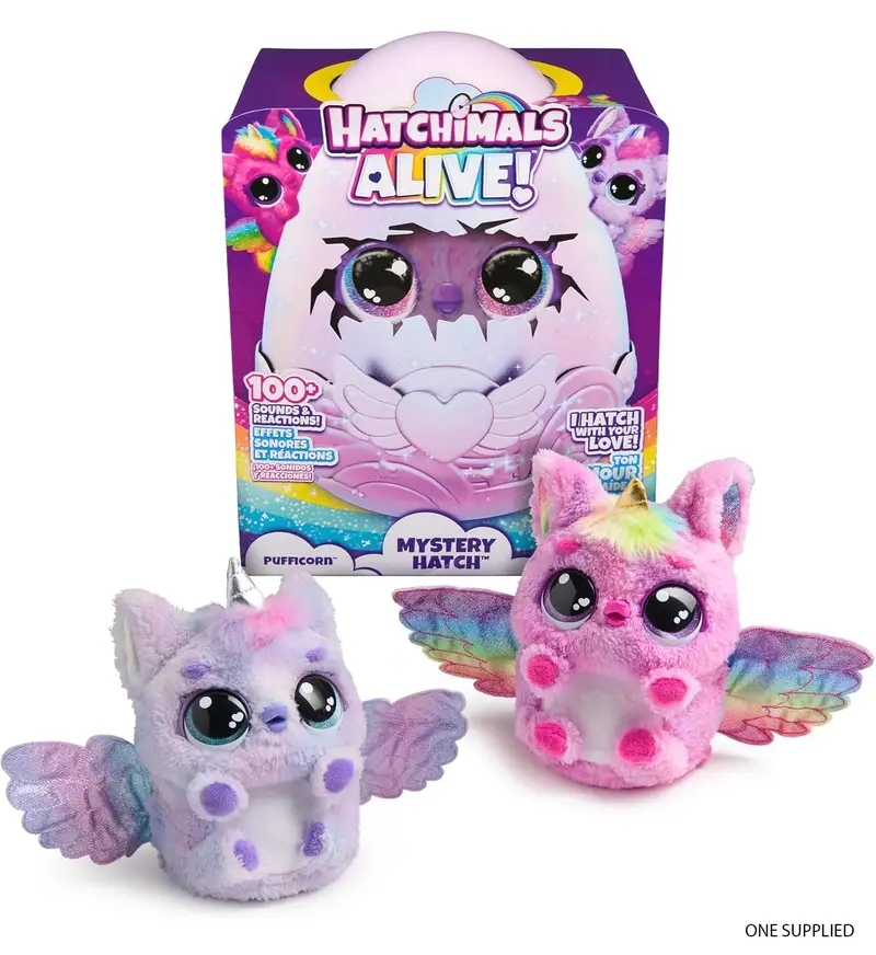 Hatchimals Alive Secret Hatch Pufficorn – Interactive Hatchable Toy 1