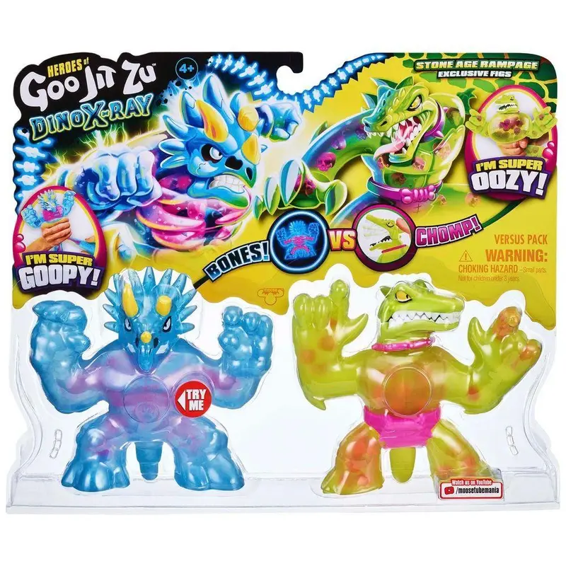 Heroes Of Goo Jit Zu Dino X-Ray Battle Pack: Tritops Vs. Shredz 1
