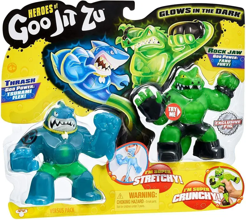 Heroes Of Goo Jit Zu Glow-In-The-Dark Action Figure 2-Pack 1