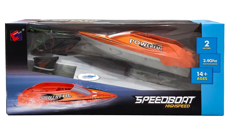 High-Speed Remote-Controlled Speedboat – Powerful Aquatic Racer 1