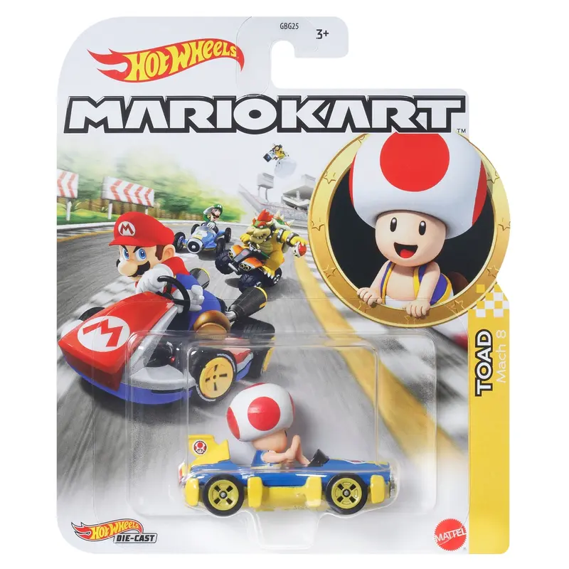 Hot Wheels Mario Kart Die-Cast Vehicle Collection By Mattel 1