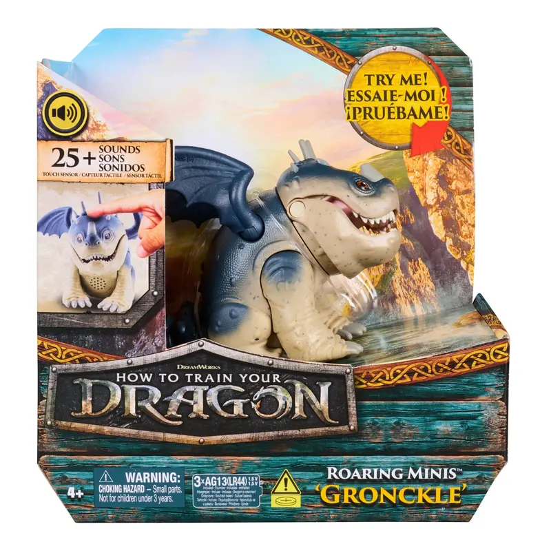 How To Train Your Dragon Gronckle Roaring Mini – Interactive Dragon Toy 1