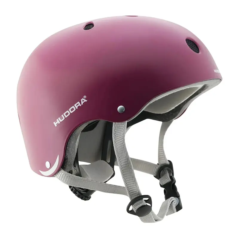 Hudora Berry-Colored Kids' Skate Helmet – Xs (48–52 Cm) 1