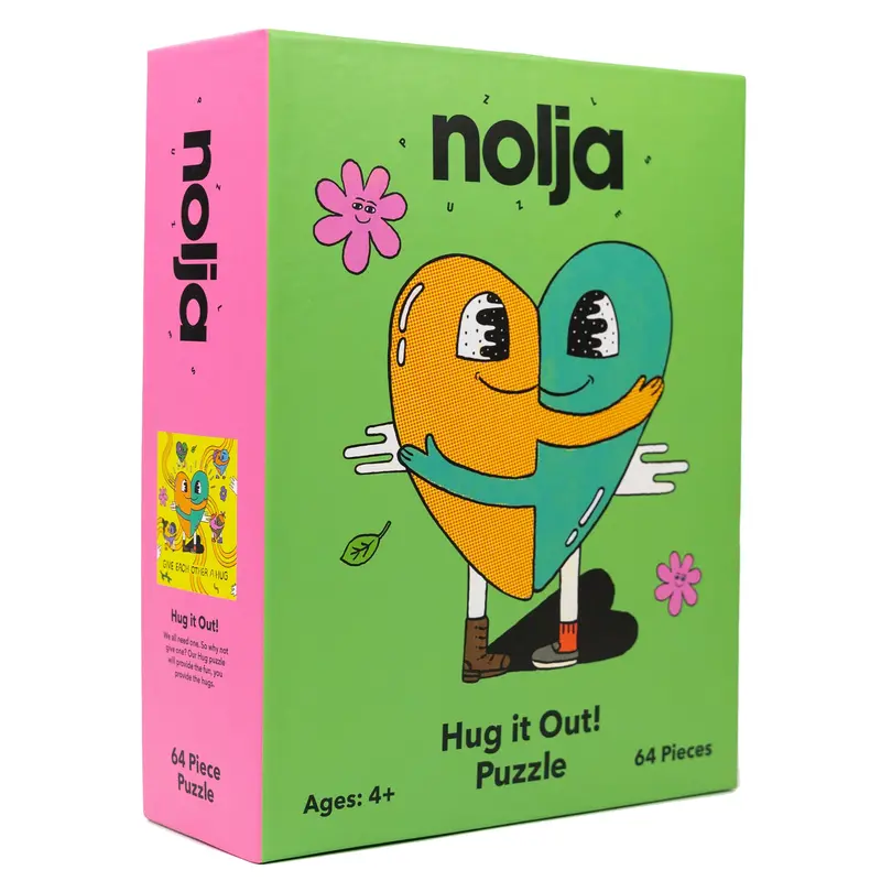 Hug It Out: 64-Piece Emotion-Focused Jigsaw Puzzle 1