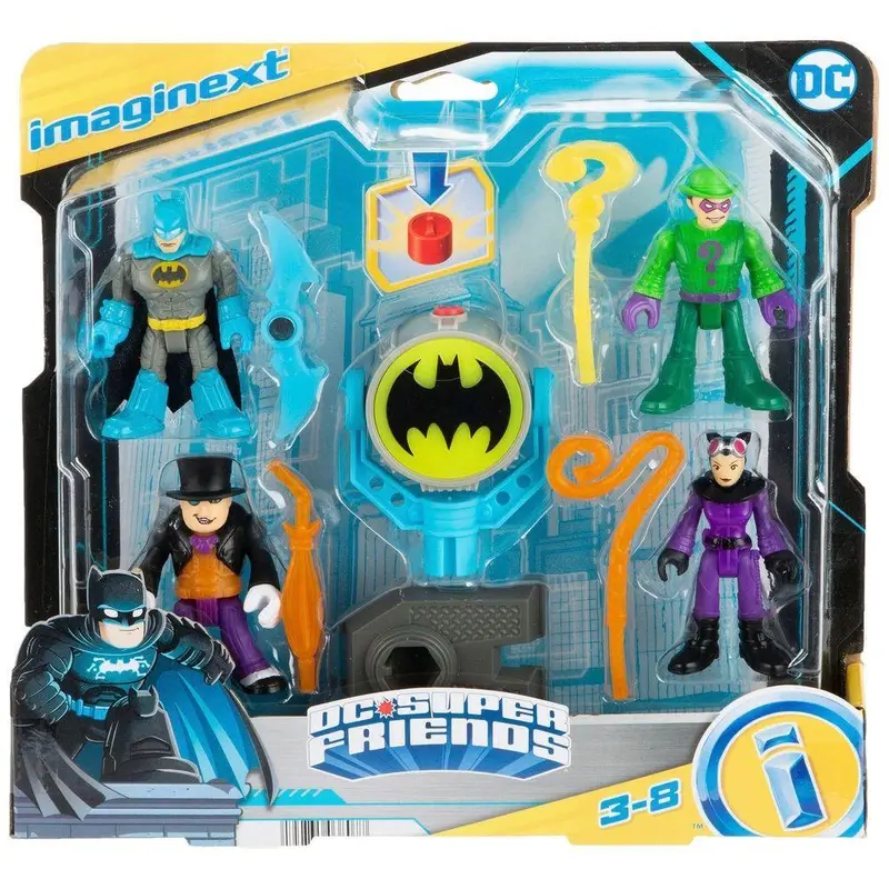 Imaginext Dc Super Friends Bat-Tech Bat-Signal Multipack 1