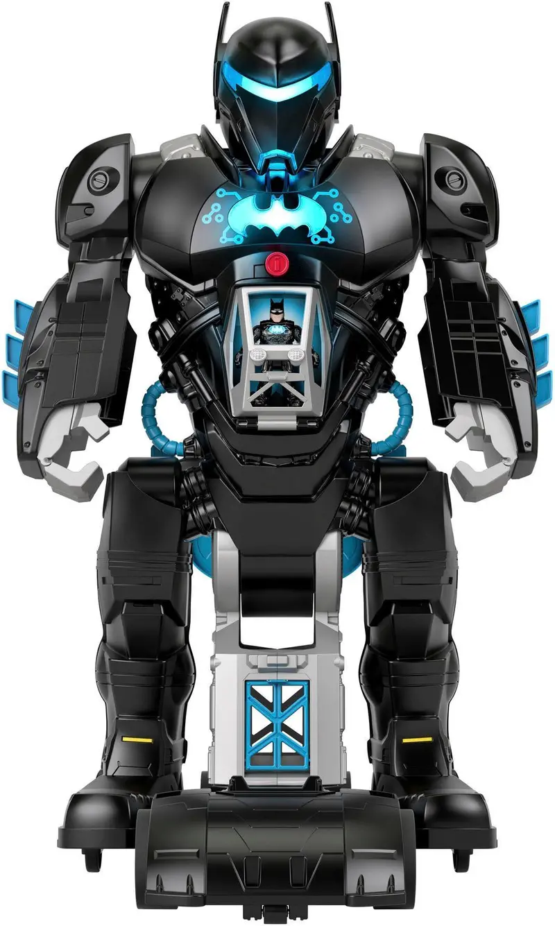 Imaginext Dc Super Friends Bat-Tech Batbot & Batman Action Figure Combo 1