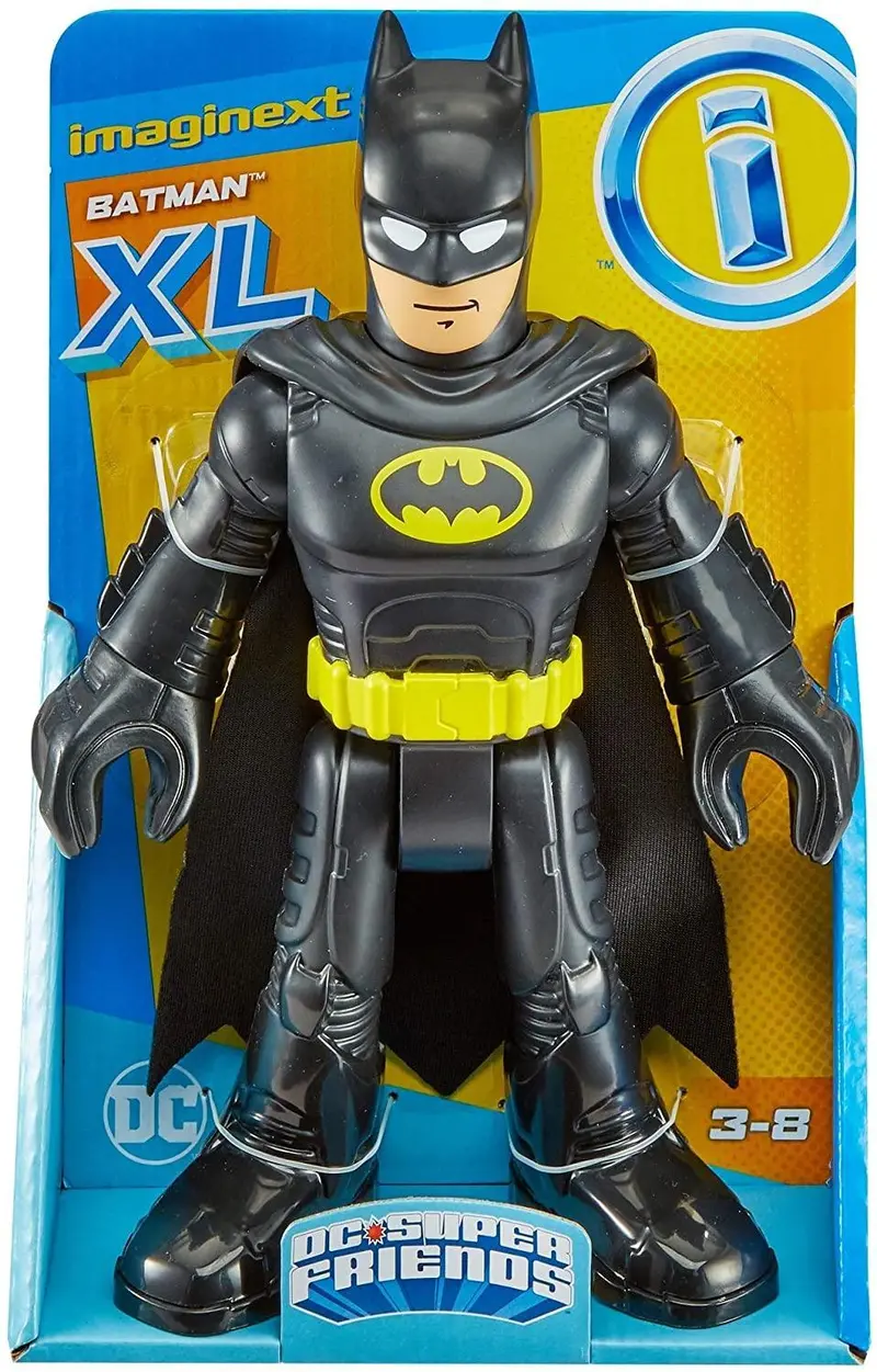 Imaginext Dc Super Friends Batman Xl Action Figure – Black Version 1