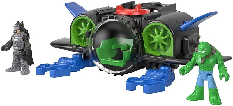 Imaginext Dc Super Friends Batsub Vehicle Toy 1