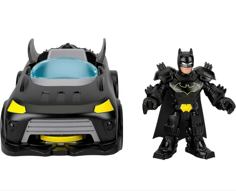 Imaginext Dc Super Friends Metal Force Batmobile Vehicle 1