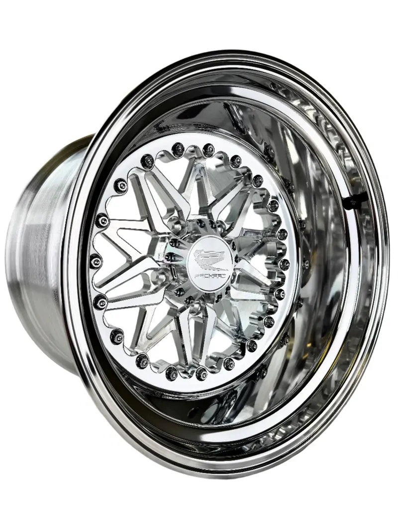 Impact 2.0 Forged Polished Wheel – Silver, 5×4.5 For Polaris Rzr Pro R 1
