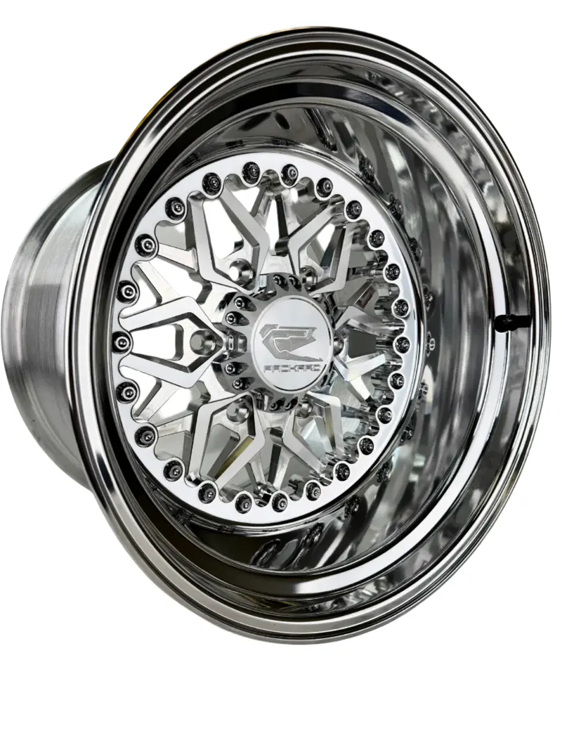Impact Forged Polished Wheel – Silver, 6×139.7 For Can-Am Maverick R 1