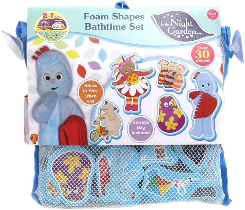 In The Night Garden Foam Bath Play Set – 30-Piece 1