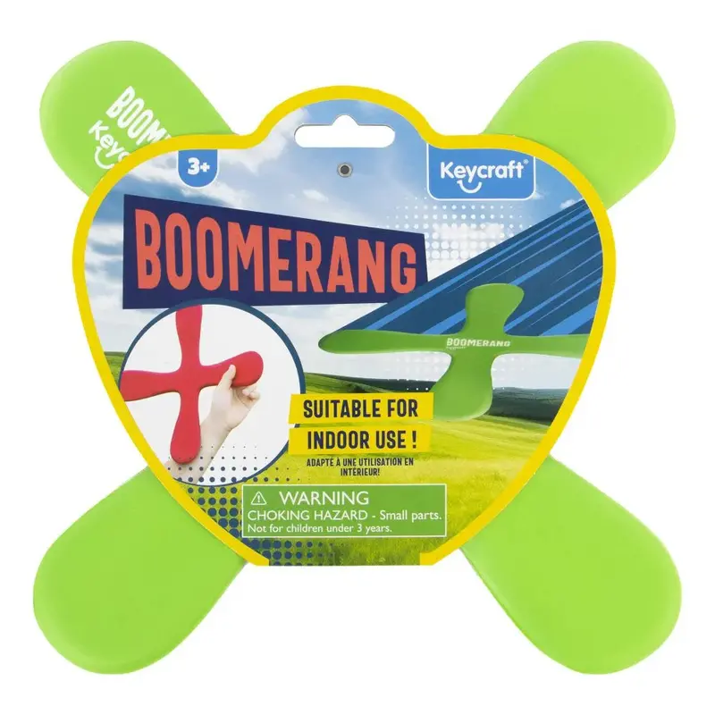 Indoor-Friendly Boomerang Set – Assorted Colors And Styles 1