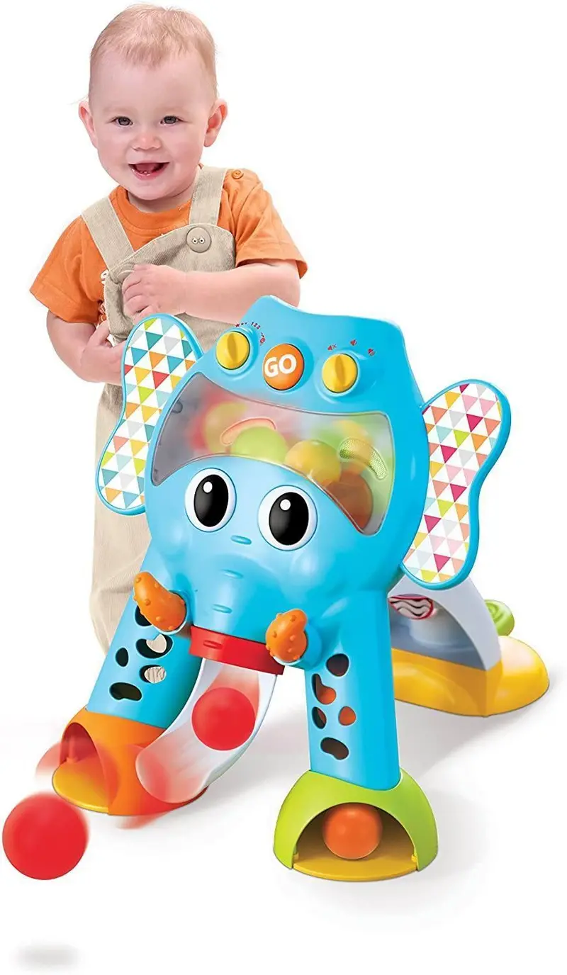 Infantino 3-In-1 Elephant Activity Center – Convertible Seat, Walker, And Play Table 1