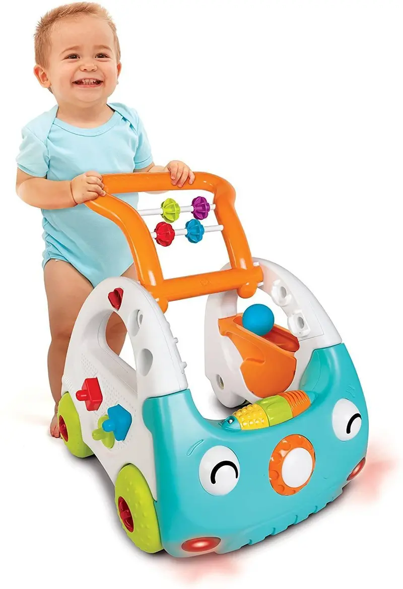 Infantino Grow-With-Me 3-In-1 Sensory Walker & Ride-On Car 1