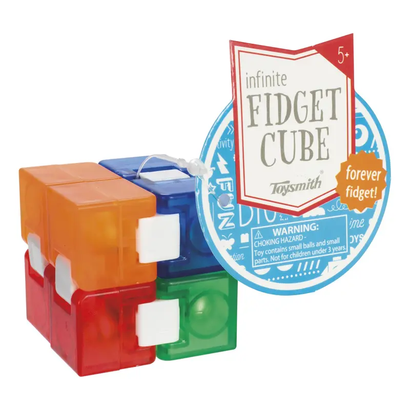 Infinite Fidget Cube Stress Relief Toy By Toysmith 1