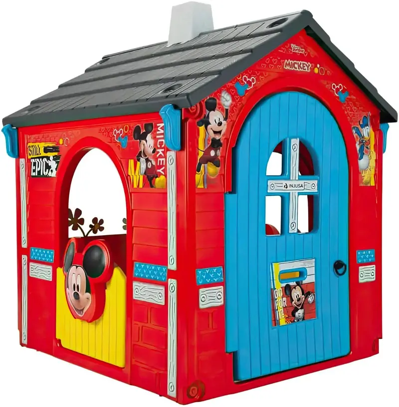 Injusa Mickey Mouse Outdoor Playhouse - Classic Kids Play Structure 1