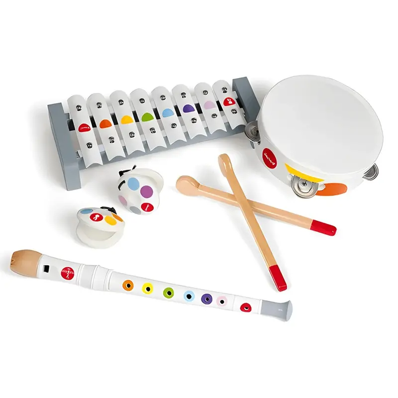 Janod Confetti Wooden Musical Instrument Set 1