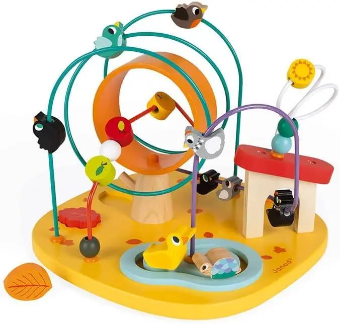 Janod Hen & Co Looping Game – Wooden Dexterity Toy For Hand-Eye Coordination 1