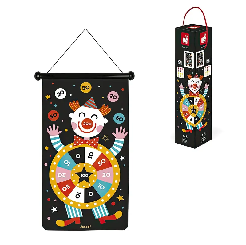Janod Magnetic Circus Dartboard Game For Kids 1