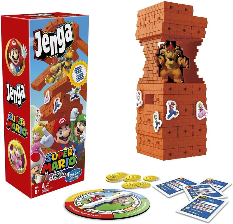 Jenga Super Mario Themed Stacking Tower Game 1