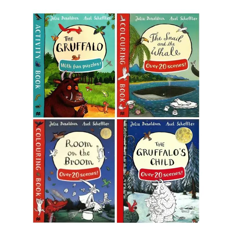 Julia Donaldson Illustrated Activity Books – Curated Selection 1