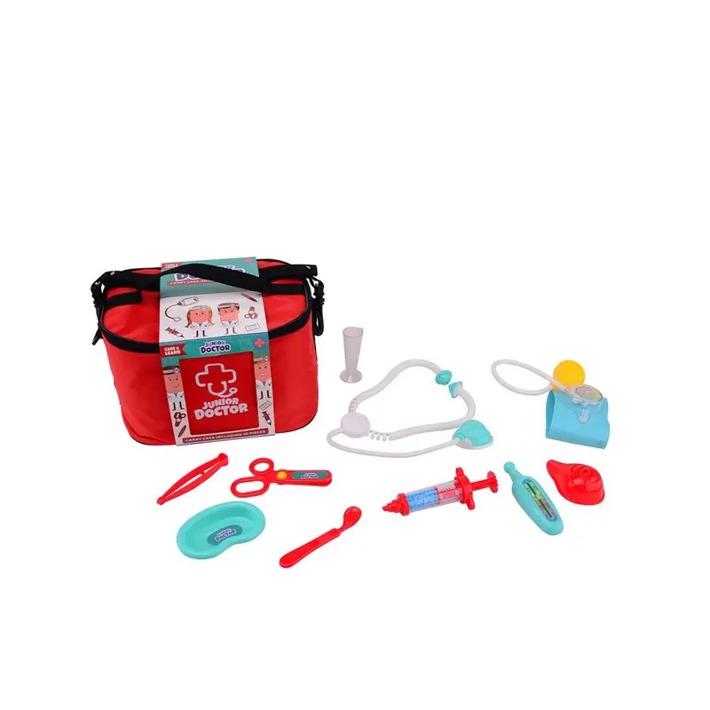 Junior Doctor Playset With Portable Case – Includes 10 Medical Role-Play Accessories 1