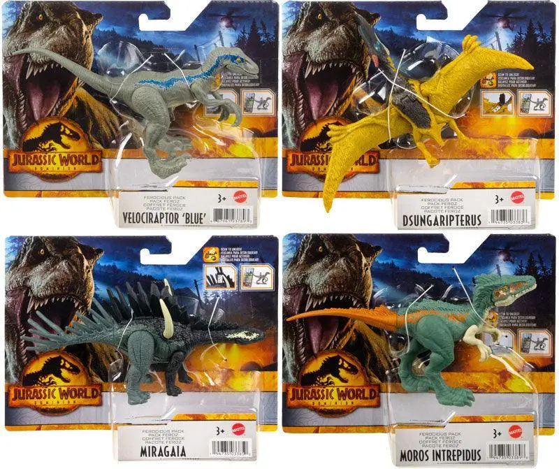 Jurassic World Ferocious Dino Pack (Assorted) 1