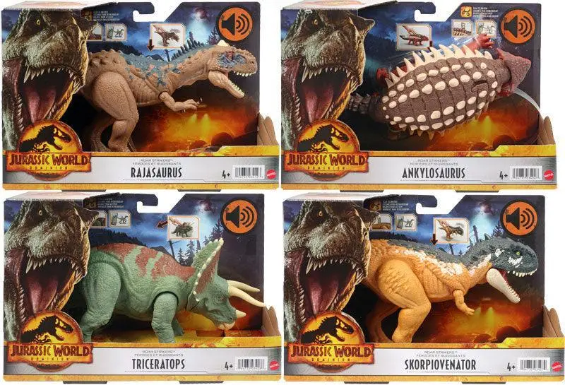 Jurassic World Roar Strikers Battle Figures (Assorted) 1