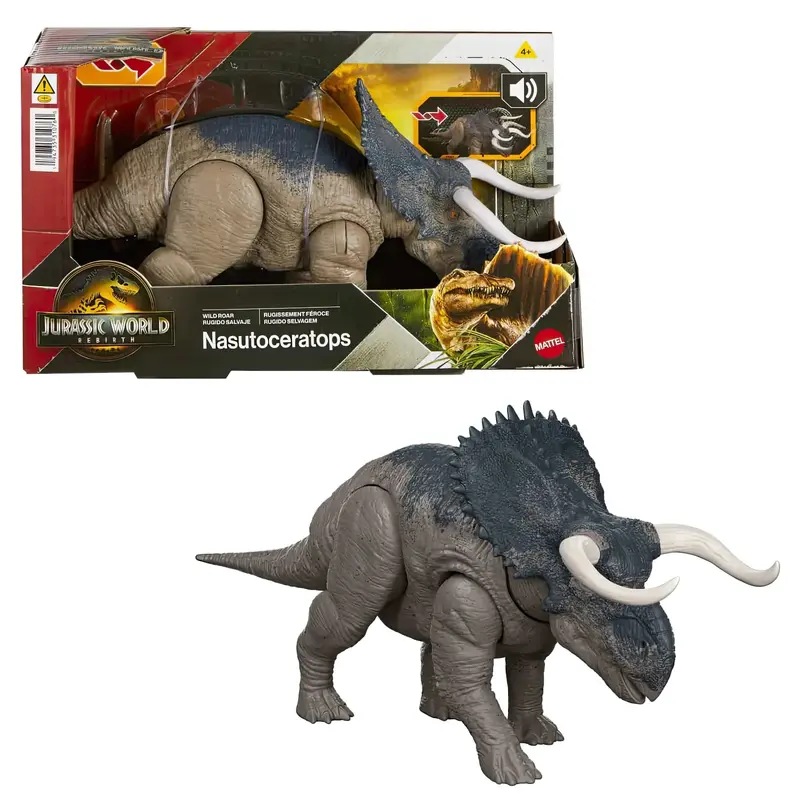 Jurassic World Wild Roar Nasutoceratops Dinosaur Replica Toy 1