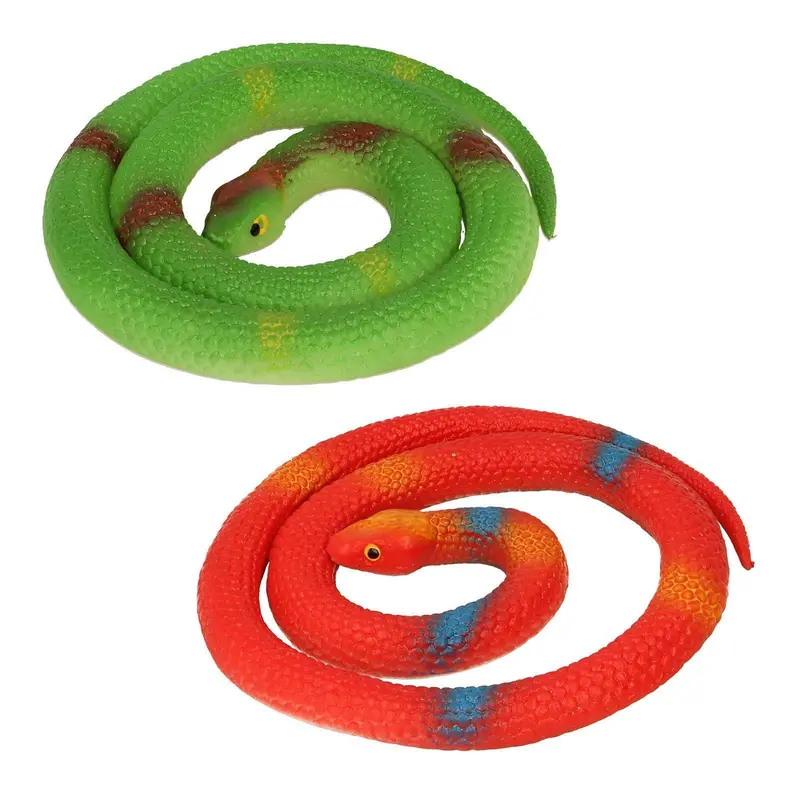 Keycraft Fumfings Coiled Snake Toy – 13Cm Stretchy Animal Figurine 1