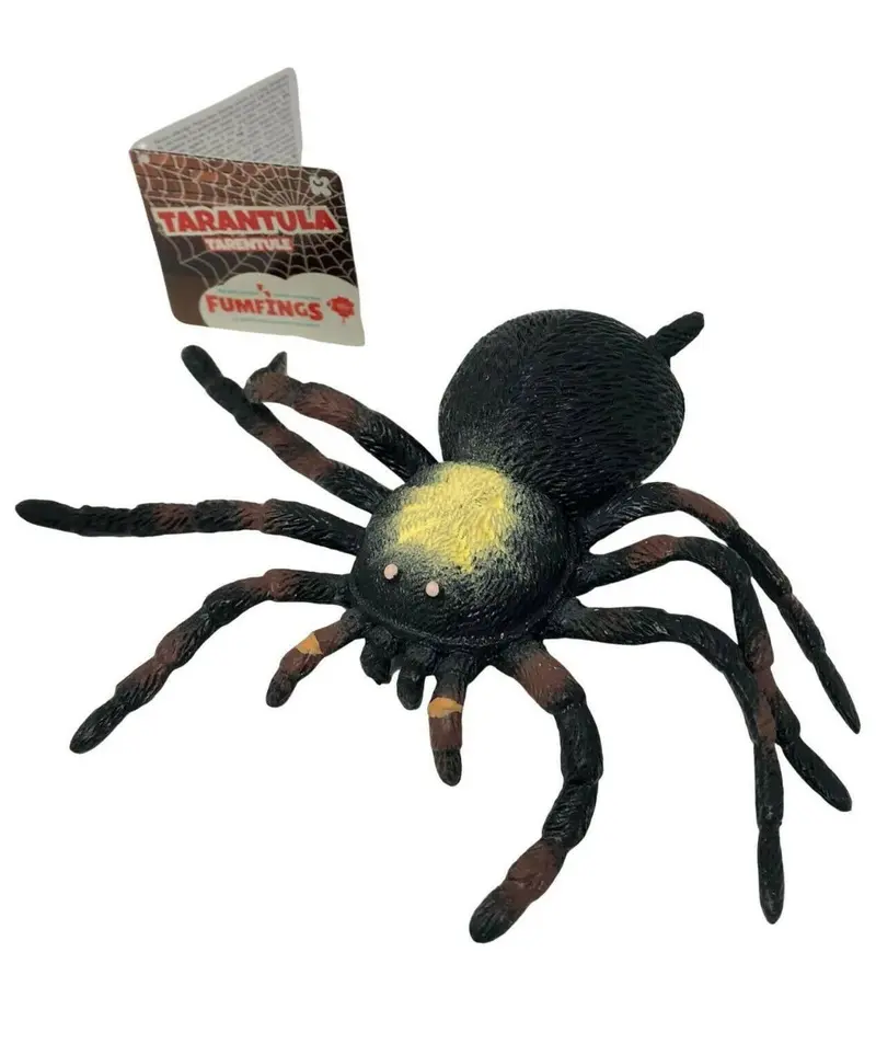 Keycraft Fumfings Tarantula Stretch Beanie – 19 Cm Flexible Plush Hat 1