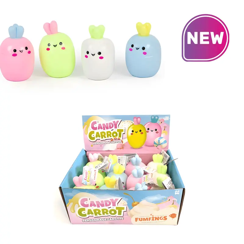 Keycraft Squishy Candy Carrot Stress Relievers For Children 1