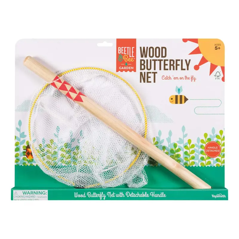 Kid-Sized Butterfly Net For Safe Garden Catch-And-Release 1