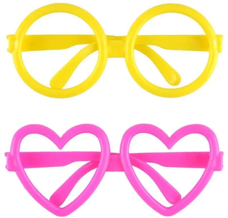 Kids’ Star-Shaped Fun Glasses – Playful Optical Accessories, Mixed Colors 1